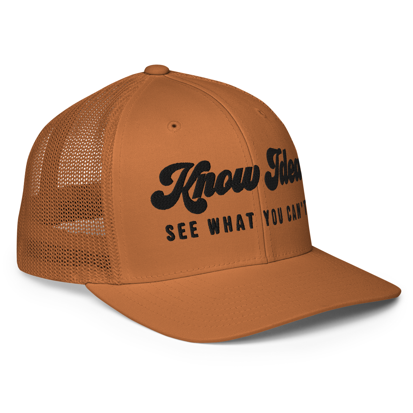 Know Idea Fitted Trucker Hat